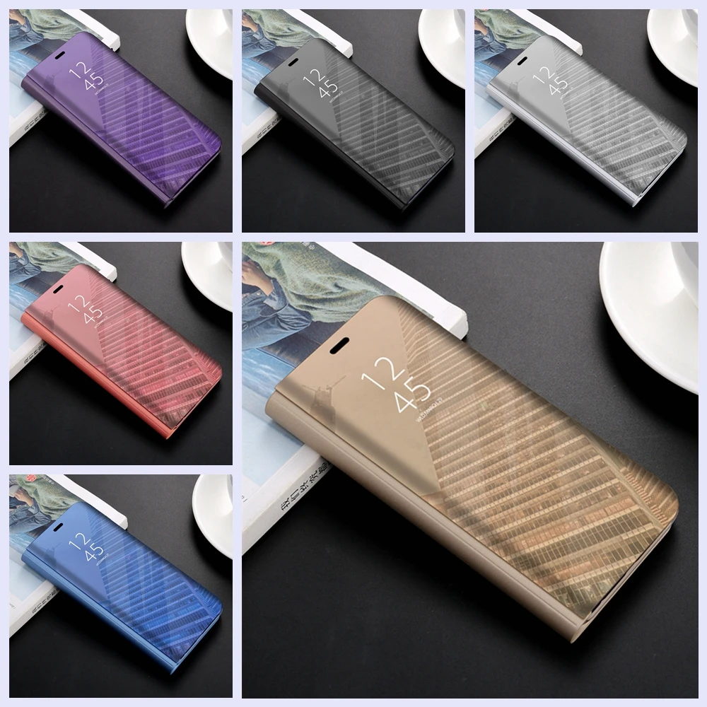 

Phone Case For Huawei Mate 20 Case Huawei Mate 20 Pro Cover On For Mate 20 X Lite Mate20 Luxury Mirror Leather Flip Case