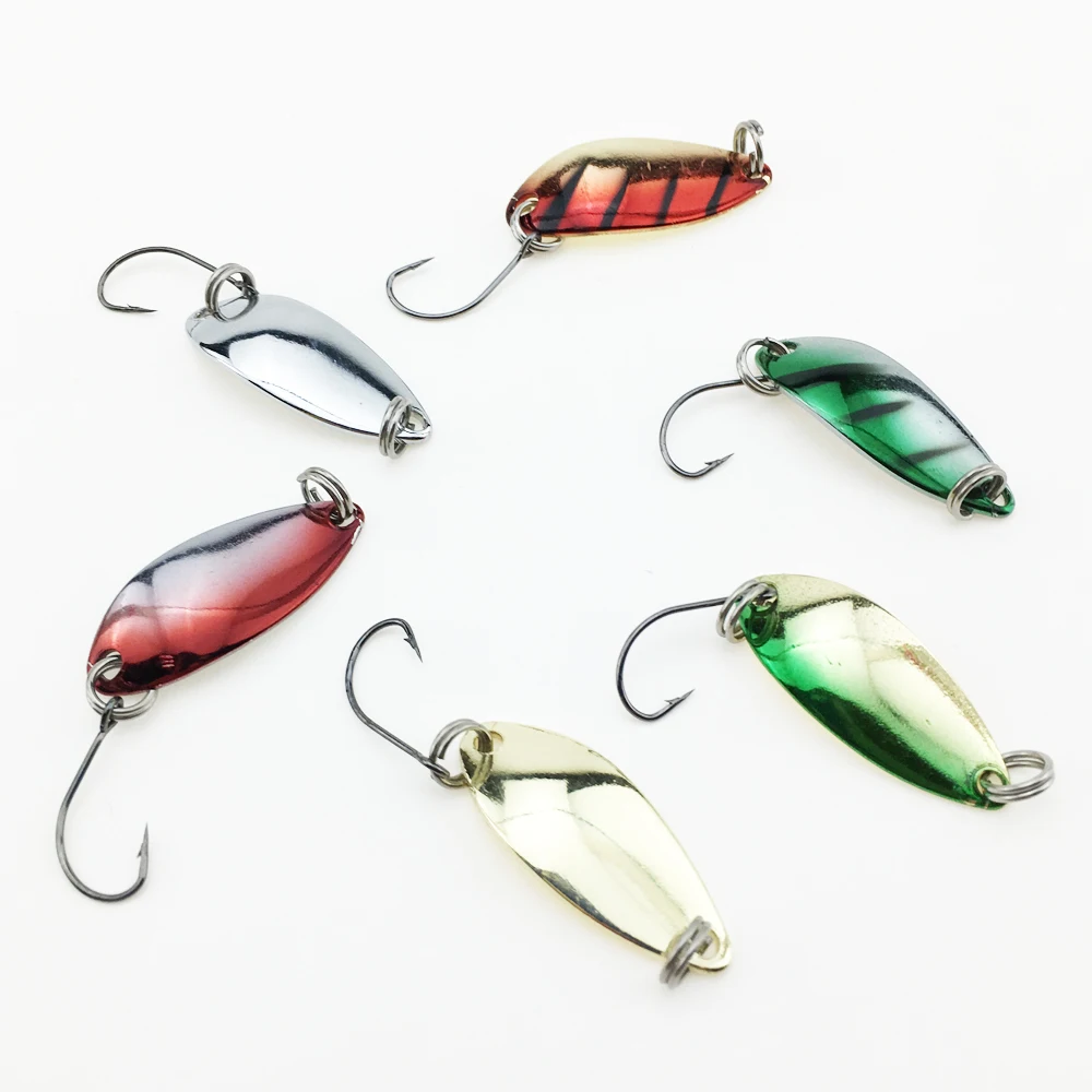 9 pcs//Kit Metal Spoon Fishing Lures Spoon Hard Bait Tackle Accessories Outdoor