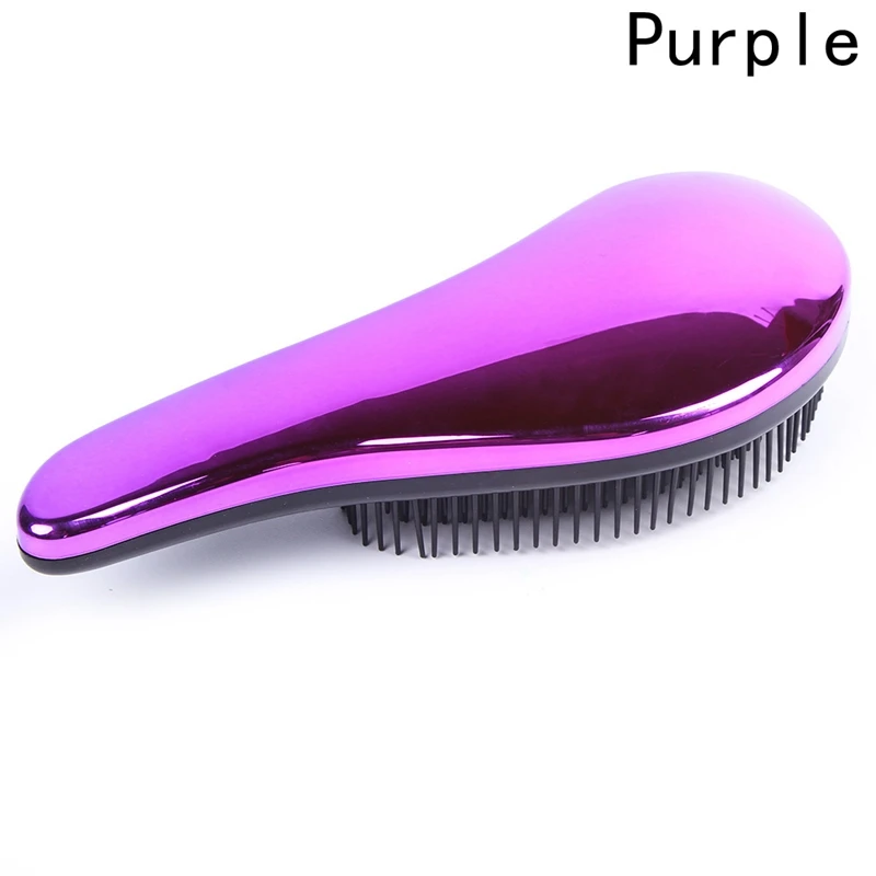 

New 1 Pcs Fashion Salon Styling Tamer Tool Handle Tangle Detangling Knot Free Hair Brush Barber Hair Styling Tamer Combs