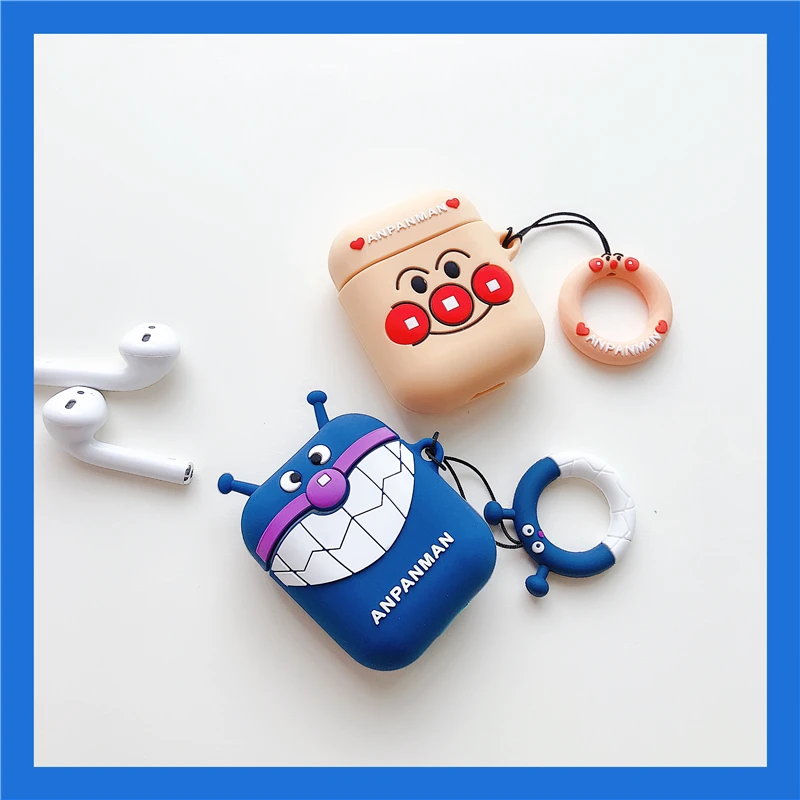 Японские Супер Популярные Защитные чехлы для наушников Anpanman Baikinman с мультяшным