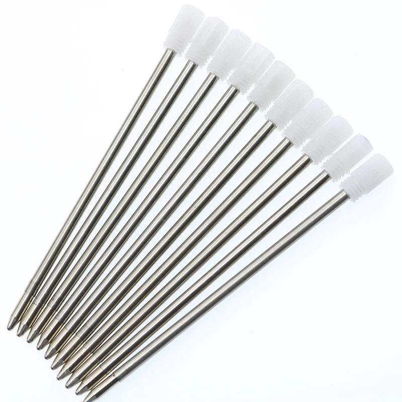 

10 / Package.gold Oily Water Glass Ballpoint Pen Accessories 7 Cm Ink Color Black / Blue Ballpoint Pen Must-have Office Supplies