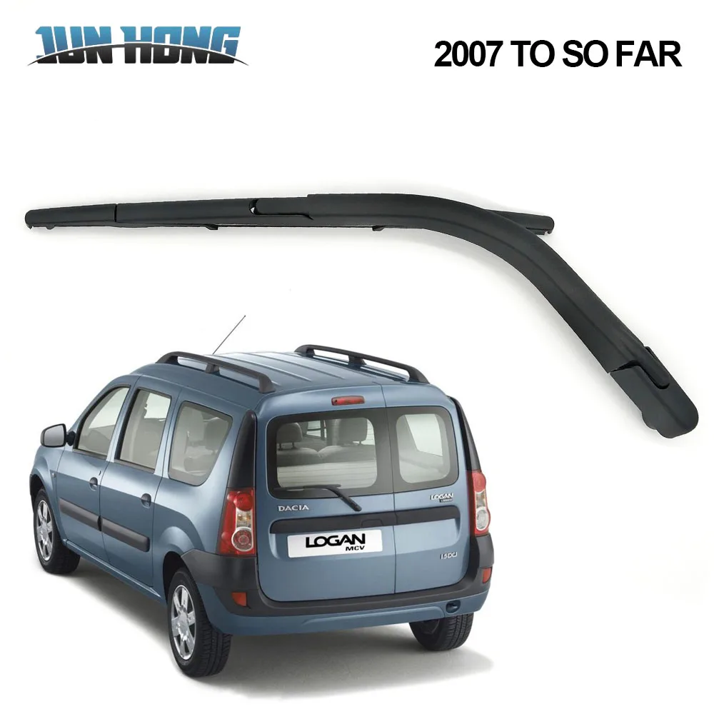 

JunHong Rear Wiper Blade And Arm For DACIA--Logan-MCV 2007-TO SO FAR Windscreen Rubber Car Accessories Rear Window