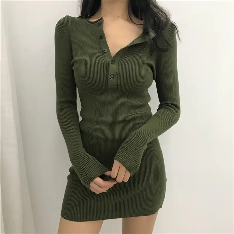 tight jumper dress