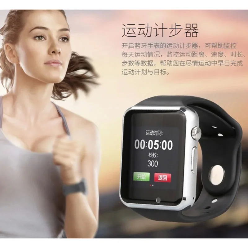 50pcs/lot Smart Watch A1 W8 With Sim Card Camera Bluetooth Smartwatch For Android ISO apple Wearable Devices Whatsapp Facebook