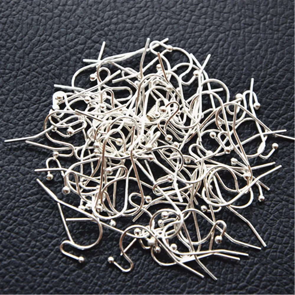 

Free HOT Wholesale 200pcs 925 Sterling Silver Hook Earring Earwire DIY Jewelry Finding Accessories FY-34