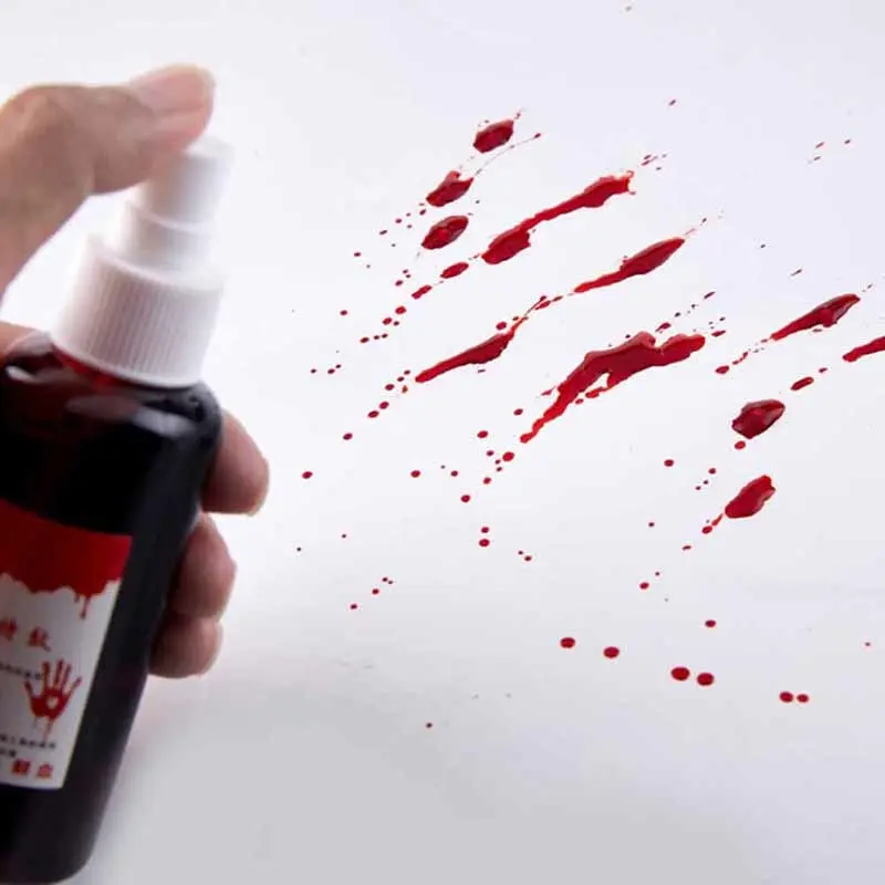 

Human Hematopoietic / Props Vomiting Edible Pulp Halloween Cos Ultra-realistic Fake Blood/simulation Of Human Vampire