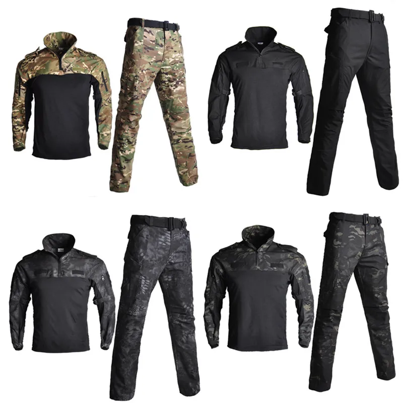 

Army Military Uniform Camouflage Tactical Combat Shirts + PantsCamouflage Tactical Uniforms Airsoft Paintball Clothing Suit Sets