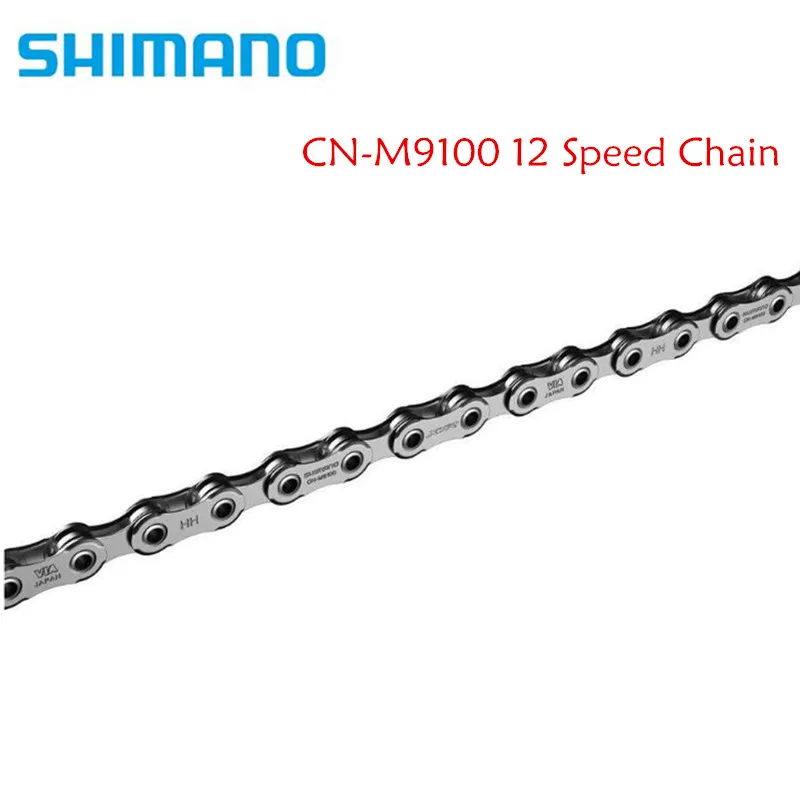 Sale SHIMANO XTR CN-M9100 11/12 Speed MTB Mountain Bike Chain M9100 116L 126L 138L with Quick Link 1 Pair 0