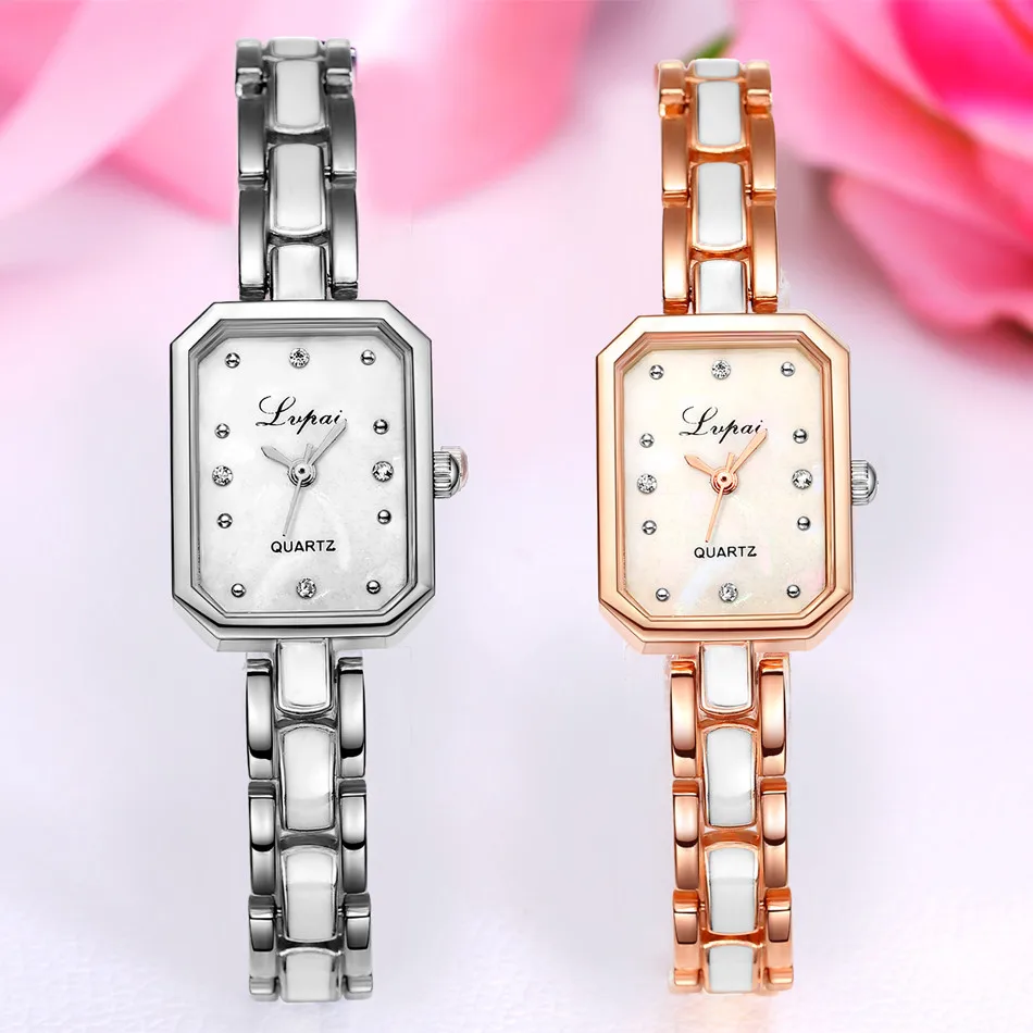 

Lvpai Famous Brand 2019 New Women Fashion Luxury Watch Rose Gold Diamond Ladies Wristwatch Casual Women Quartz Watch