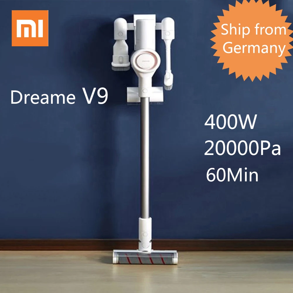 

[Germany Stock] Xiaomi Dreame V9 Vacuum Cleaner Handheld Cordless Stick Aspirator Vacuum Car Vacuum 20000Pa from xiaomi youpin