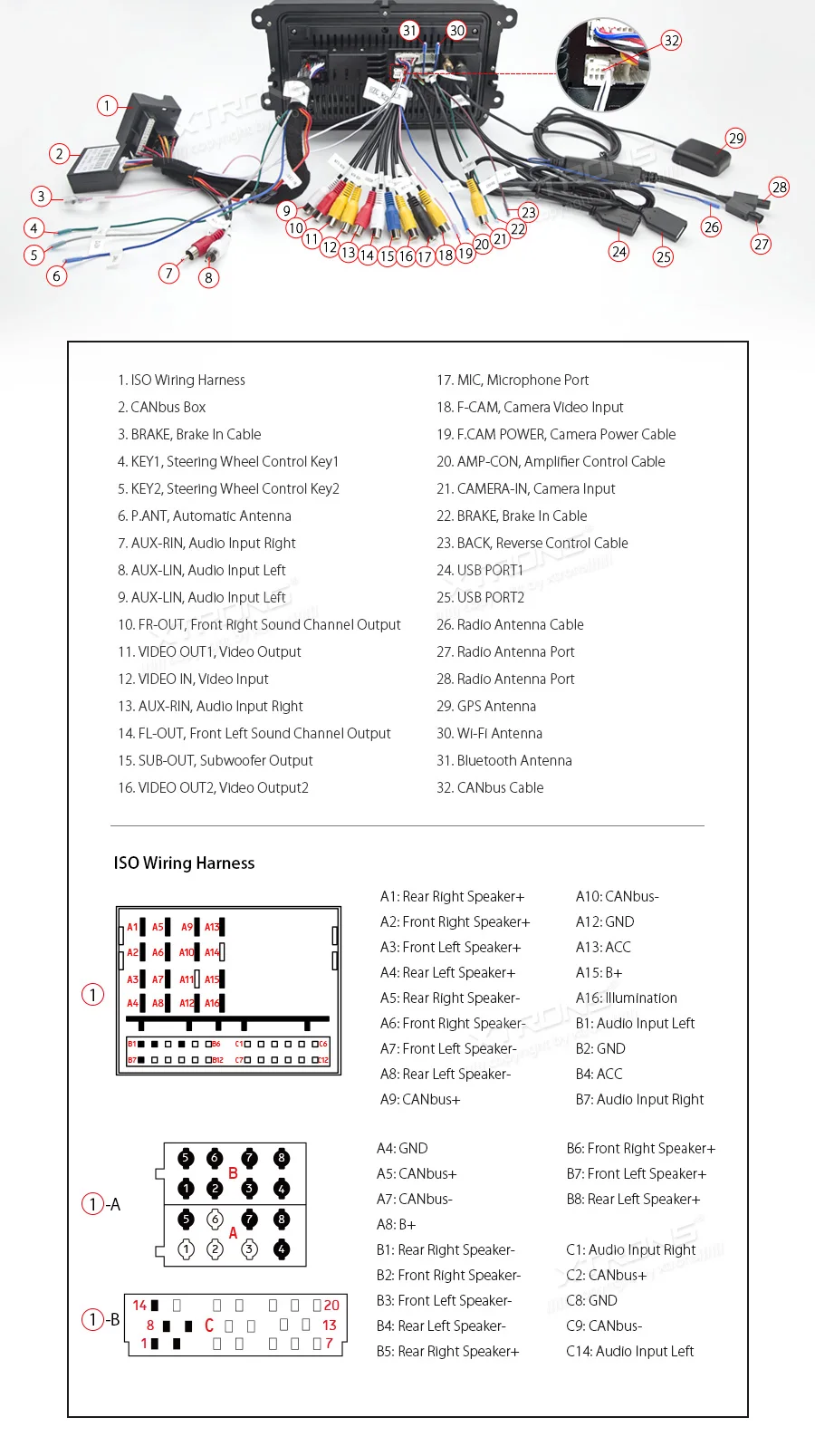 Discount Android 8.1 8" Car Radio Player GPS full RCA OBD No DVD for vw Volkswagen Golf Plus Passat CC Touran Tiguan Sharan Skoda Seat 22
