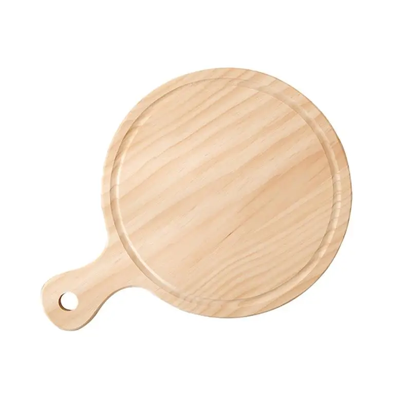 

6/7/8/9/10/11/12 Inch Natural Wooden Pizza Peel Charcuterie Board Pizza Spatula Paddle for Baking Homemade Pizza and Bread