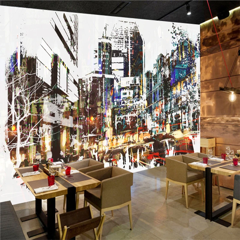 

Photo Wallpaper Beauty City Scene Wallpaper European Style Personalized Building Bar TV Sofa Office Wallpaper Mural YBZ029