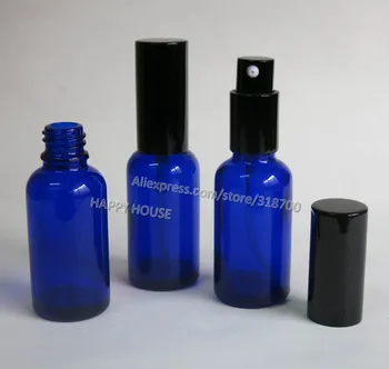 

360 x 30ml Cobalt Blue Glass Lotion Pump Bottle 30cc Glass Essential Oil Bottle With Pump.