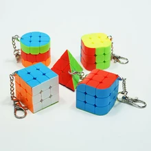 2x2 3x3 Triangl Ivy Колонка 3x3 волшебный куб брелки головоломка игрушка Головоломка с быстрым кубом куб брелок обучающая игрушка для детей подарок