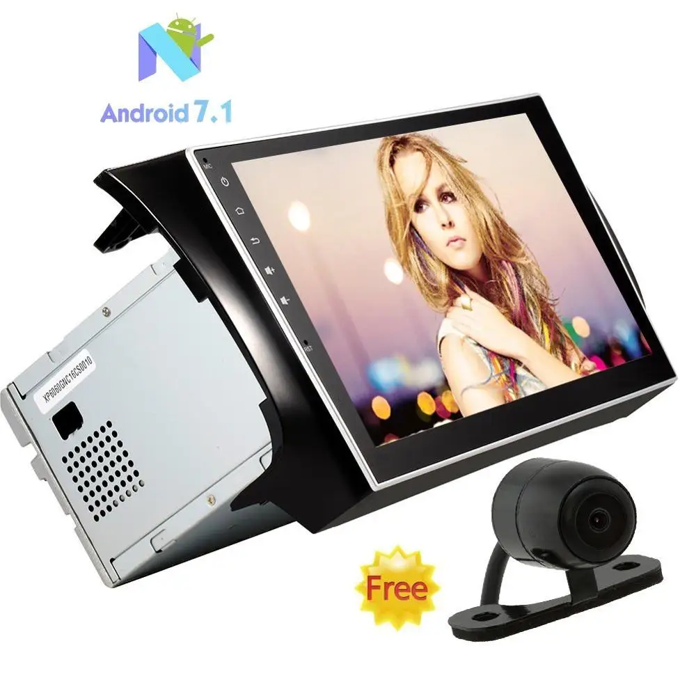 Стерео для Sylphy 2 DIN 10.1 &quotАвто Радио Android 7.1 GPS Navi аудио Поддержка SWC/WI FI /video out/FM/AM +