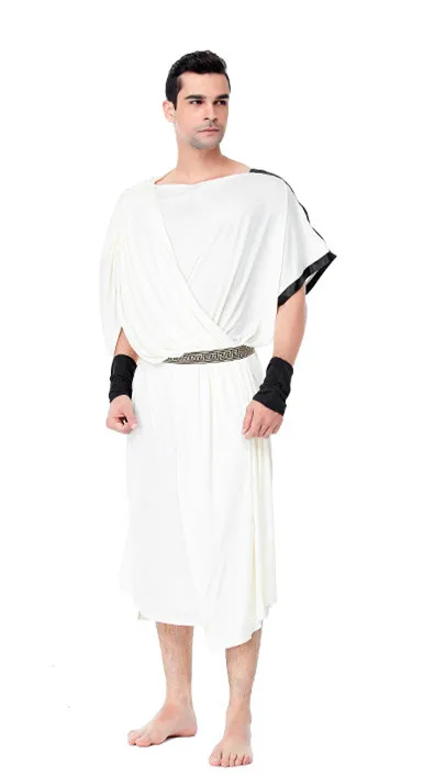 Для женщин и мужчин, вечерние костюмы на Хэллоуин, костюм афены, для взрослых, Греческая богиня, косплей, римская принцесса, костюмы, арабский принц, Цезарь, нарядное платье - Цвет: Men