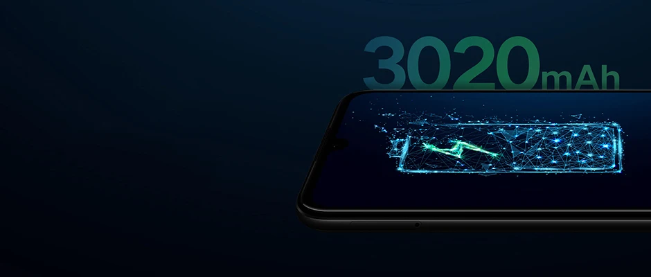 Honor 8A Смартфон Android 9,0 Octa-core 6,09 дюймов полный экран 1560x720 Двойная камера 3020 мАч 3 слота сотовый телефон