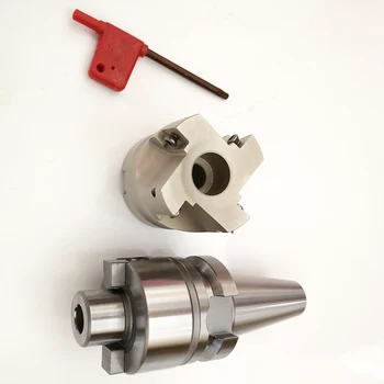 

1SET BT30 FMB22 45L 60L toolholder+BAP400R 50 22-4T right angle face mill cutter for CNC mill lathe