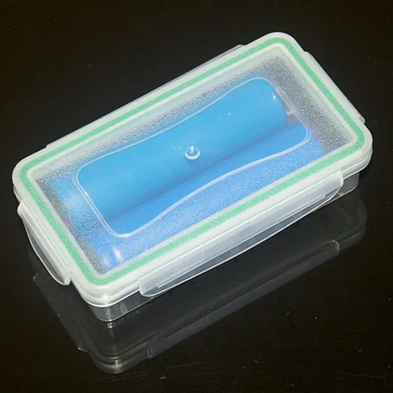 Mayitr 2pcs Waterproof Battery Case For 18650/16340/CR123A Hard Plastic Battery Holder Storage Box 9x5x2cm