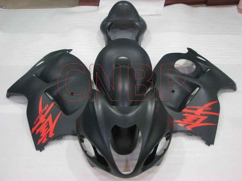 Abs обтекатель для Suzuki GSXR1300 1997-2007 материя черный красный кузов HAYABUSA 1998 обтекатель HAYABUSA 99 00 без краски