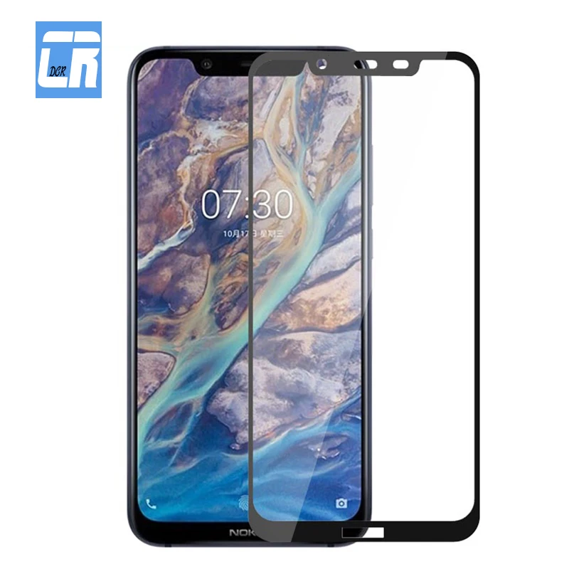 

Full Cover Protective Glass for Nokia 8 5 6 2018 X7 X6 X5 Screen Protector for Nokia 8.1 3.1 7.1 2.1 6.1 5.1 Plus Tempered Glass