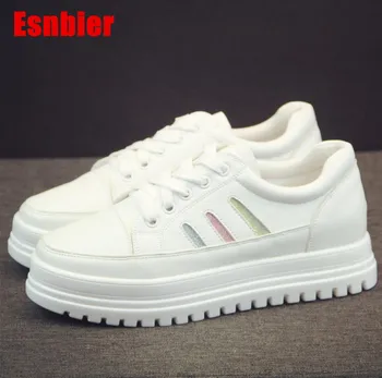 

Women Canvas Shoes 2019 Spring Autumn Lace Up Casual Shoes Woman Comfortable Female Shoes Fashion Women's Sneakers