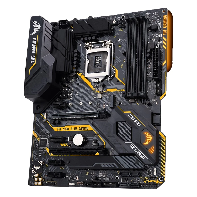 ASUS TUF Z390-PLUS игровая Материнская плата Intel LGA1151 4x DDR4 DIMM Max 64 Гб ОЗУ ATX PCI-E 3,0 DP HDMI SATA III M.2