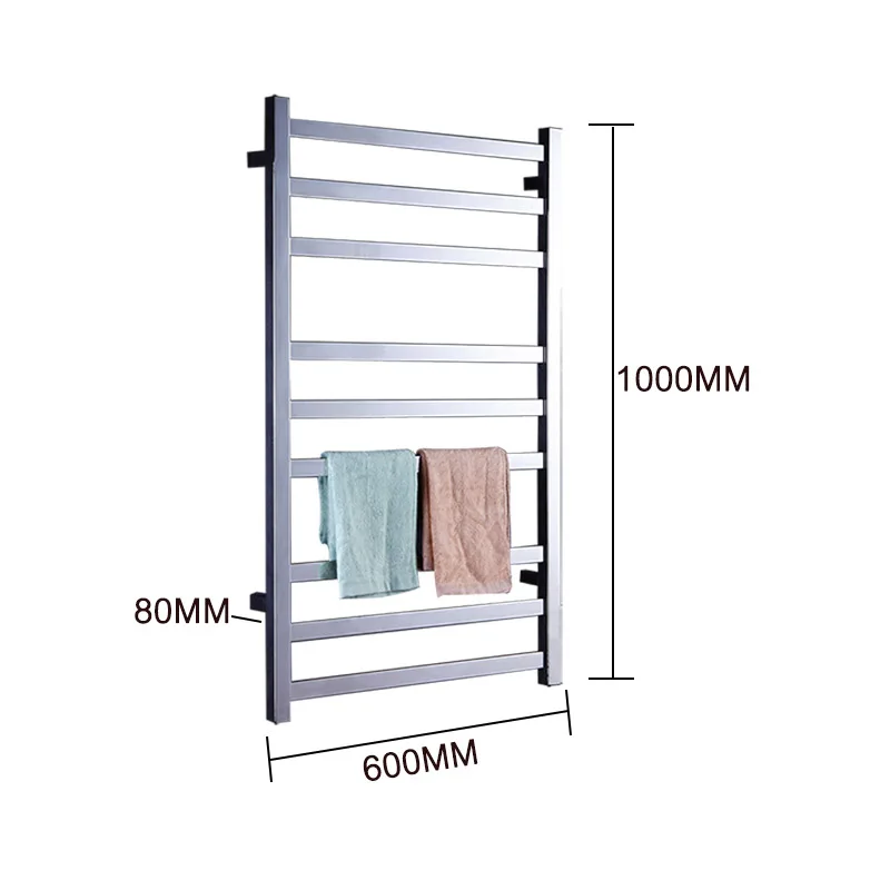 Yijin HZ-918 полотенцесушитель с электрическим подогревом настенный Стиль Полотенцесушитель рельсы 304 Нержавеющая сталь полотенцесушитель полка для ванны