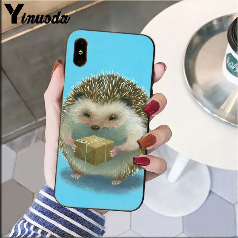 Hedgehog Cute in Teacup Animal Art