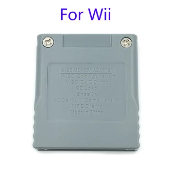 

6Pcs Brand New SD Flash WISD Memory Card For Nintendo Wii Adaptor Converter Adapter Card Reader For Wii GC GameCube Game Console