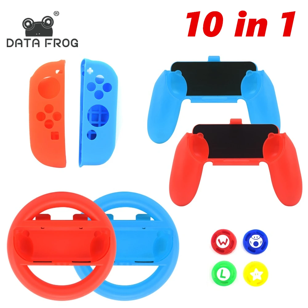 

DATA FROG Grip Joypad Joy Con Case For Nintend Switch JoyCon Controller Wheel Gamepad For NS Switch Game Console Accessories