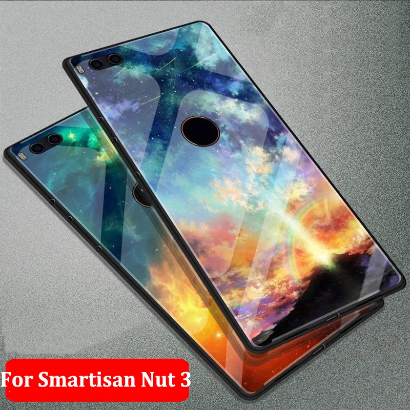 

5.99inch For Smartisan Nut 3 Case skin Tempered glass phone Case For Smartisan Nut3 Cover For Smartisan Nut 3 Protection Shell