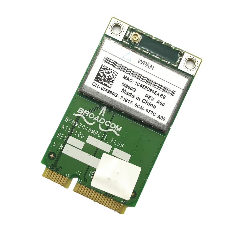 Беспроводной модуль Dell 370 Bluetooth latitude E5400 E5500 E6400 M2400 M4400 M6400 BCM92046MPCIE_FLSH M960G|Сетевые