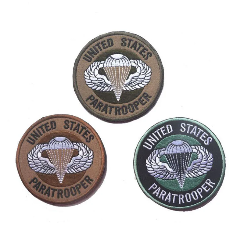 Вышивка эмблема США десантник вышивка значок Тактический США ВВС украшения одежды наружные Ручные Швейные аксессуары