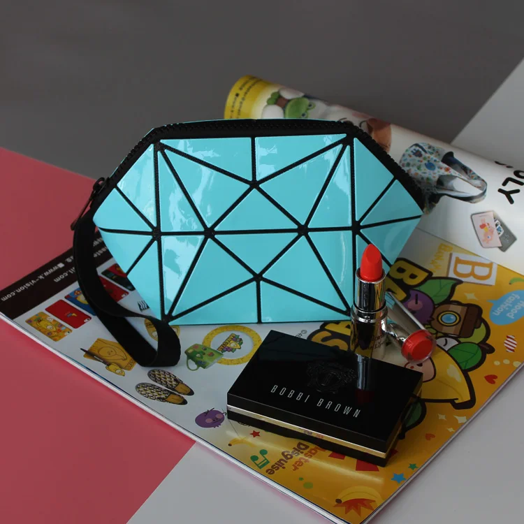 هندسية التجميل حقيبة fashional حقيبة مستحضرات تجميل للنساء