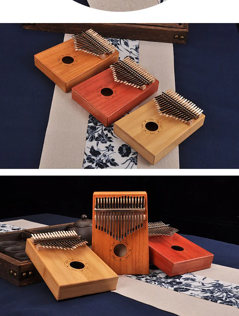 Polegar Polegar Kalimba Mbira Sanza 17 chaves