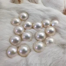 Один шт AAA белый Южное море mabe 14-15 мм Монета для рукоделия ювелирных изделий россыпью бусины FPPJ бусины природа