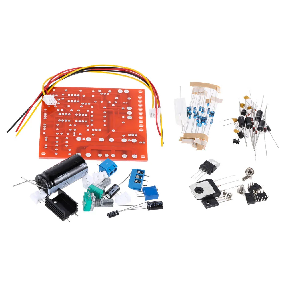 

LED Display DC 0-30V 2mA-3A Adjustable Regulated Power Supply DIY Kit Short Circuit Current Limiting Over Load Protection FULI