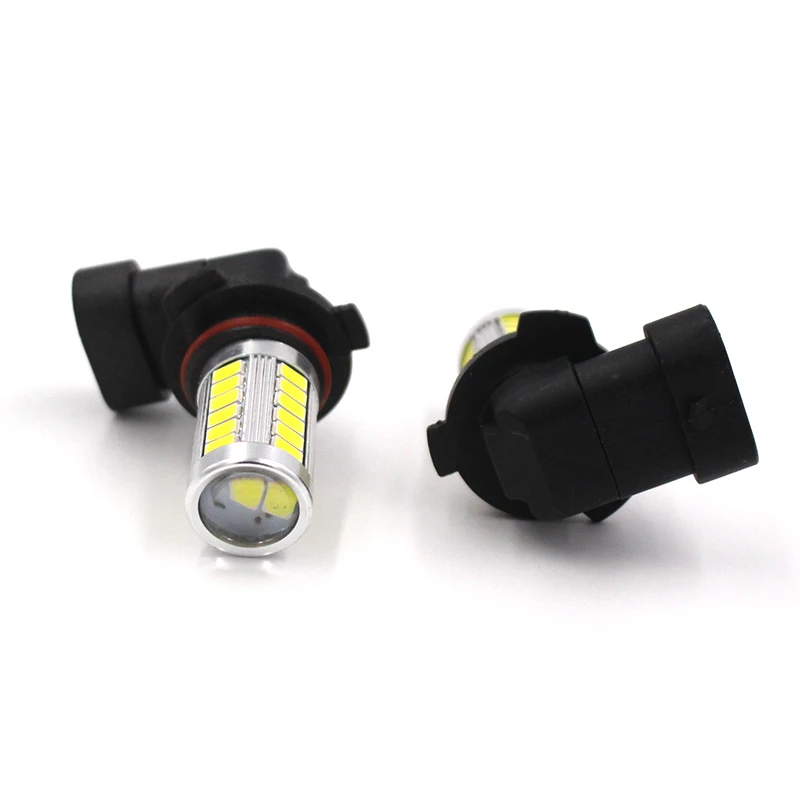2 шт. Автомобильный светодиодный HB4 9006 33SMD 5630 белый авто светильник источник