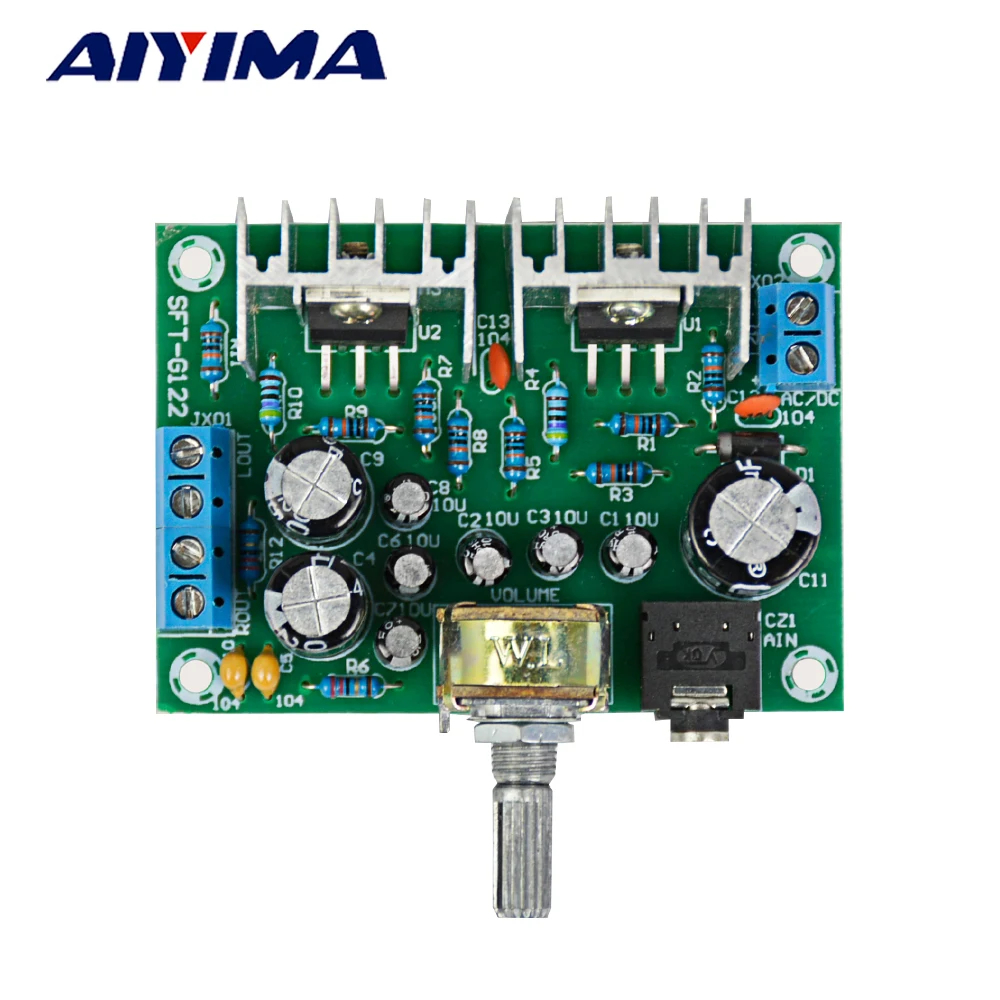 AIYIMA Amplifiers Audio Board AC DC 12V TDA2030 Power Amplifier 2.0