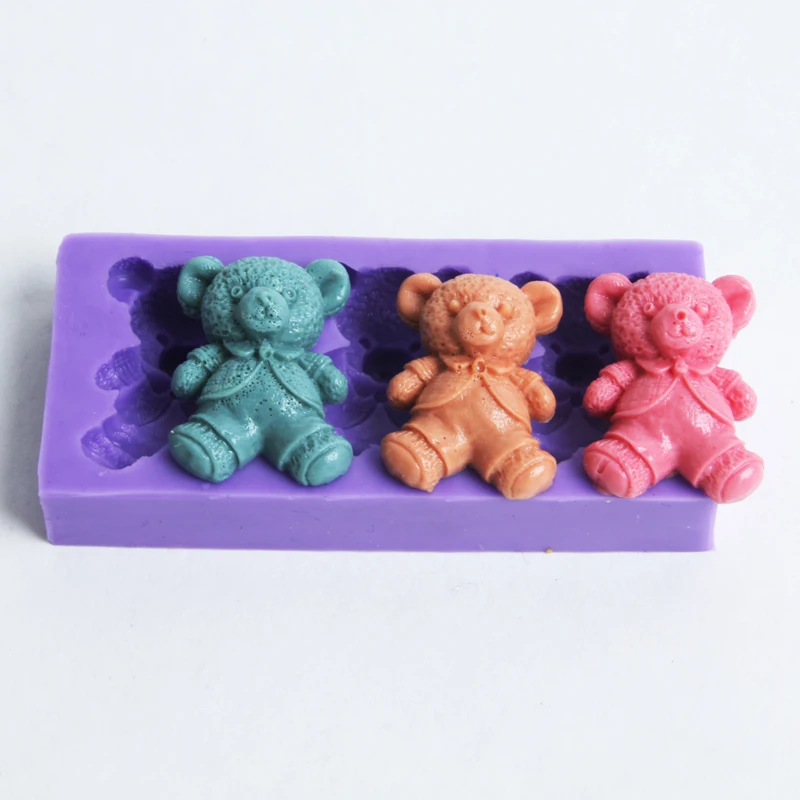 Силиконовые формы Медведь для украшения торта пищевой силикон|mold for|silicone moldsilicone