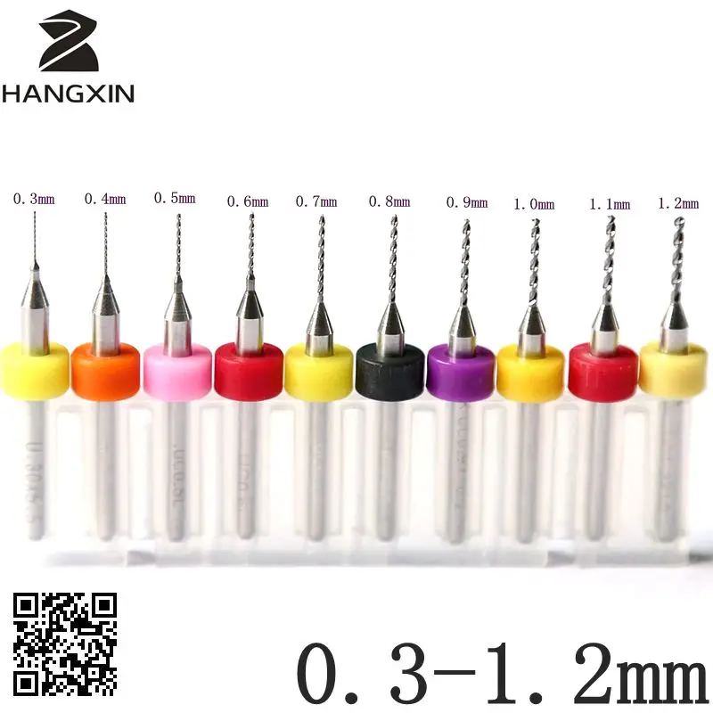 0.3-1.2mm Tungsten Carbide PCB Drill Tool Kit CNC Engraving Machine Woodworking Dremel Metal Hand 10PCS Printed Circuit Bo | Инструменты