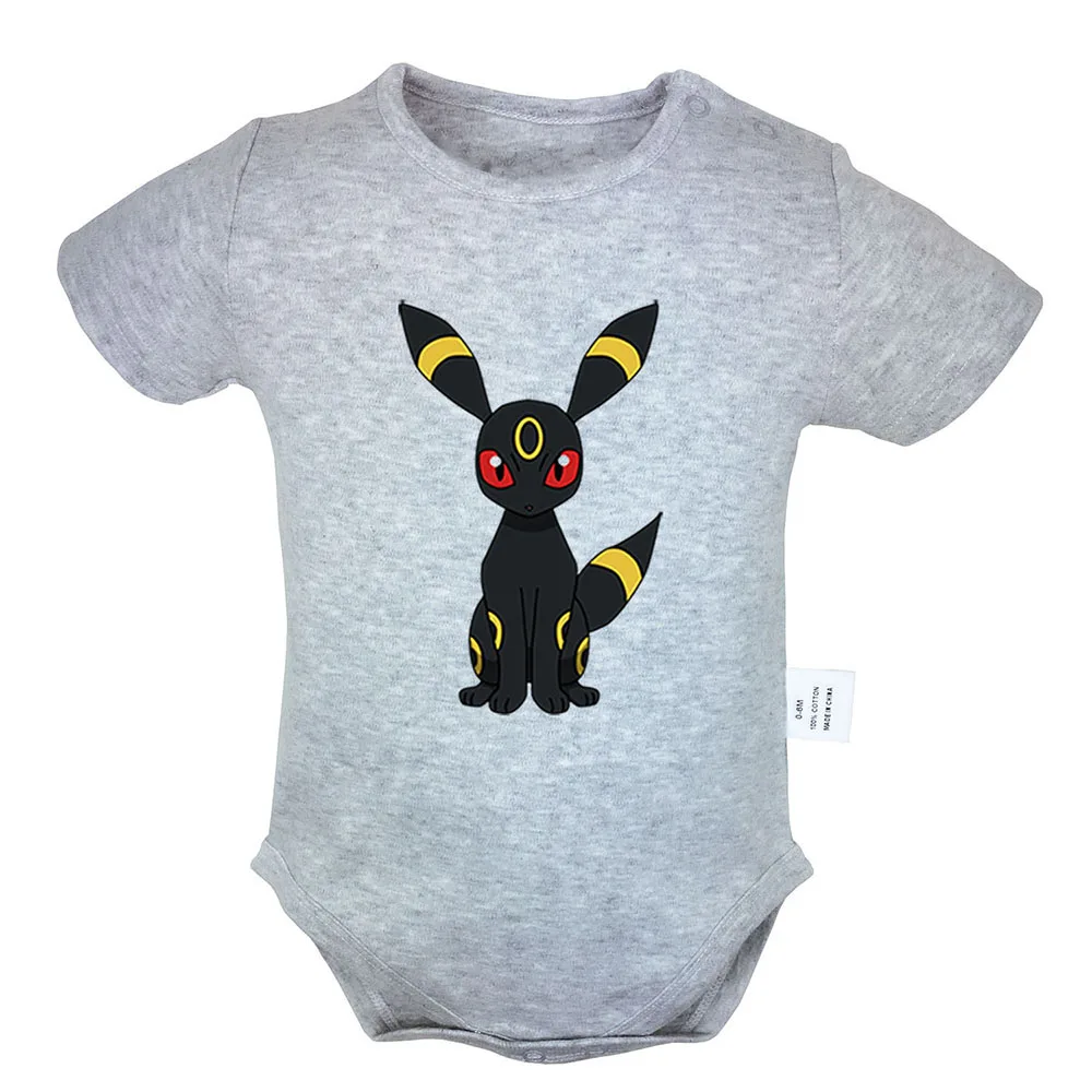 Дизайн Pokemon Sylveon Umbreon vaporion Lapras Lickitung, Униформа-комбинезон для новорожденных мальчиков и девочек, боди с принтом для младенцев - Цвет: ifBaby994GD