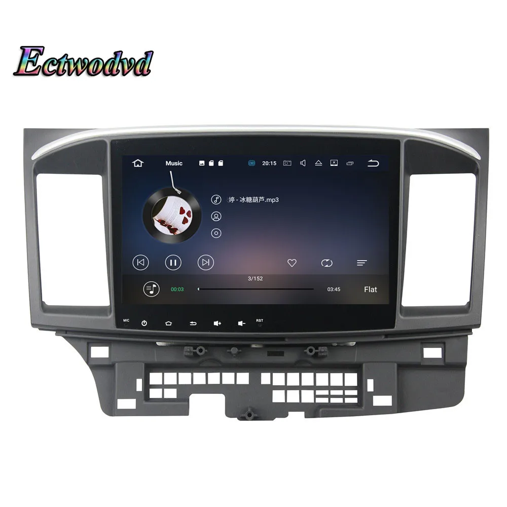 Best Ectwodvd Octa Core 4G RAM 64G ROM Android 9.0 Car Multimedia DVD Player GPS HeadUnit for Mitsubishi Lancer 2015 18