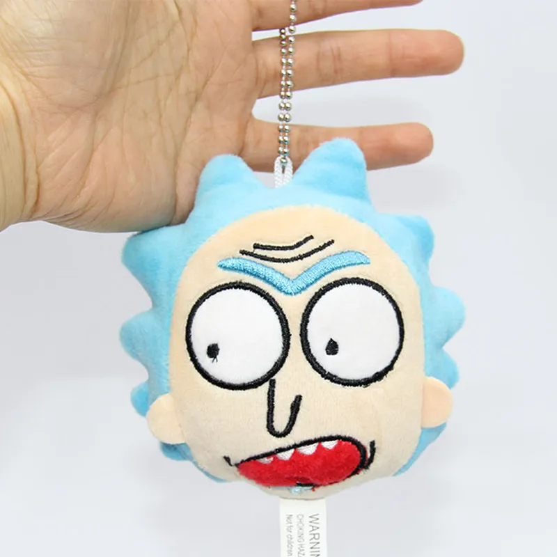 Miaoowa 2 Styles 10CM New Rick And Morty Plush Keychain Toys Stuffed Cartoon Sanchez Doll Pendant Decoration Toys Gift for Girls Miaoowa 2 Styles 10CM New Rick And Morty Plush Keychain Toys Stuffed Cartoon Sanchez Doll Pendant Decoration Toys Gift for Girls