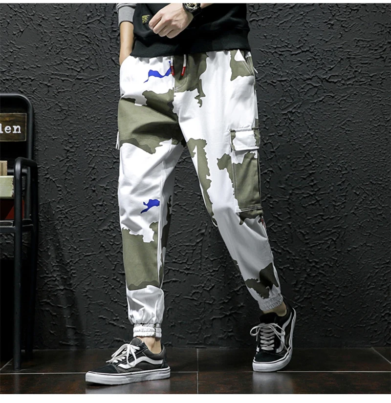  High Street Trousers Men Streetwear Pantalon Hombre Fashion   (7)