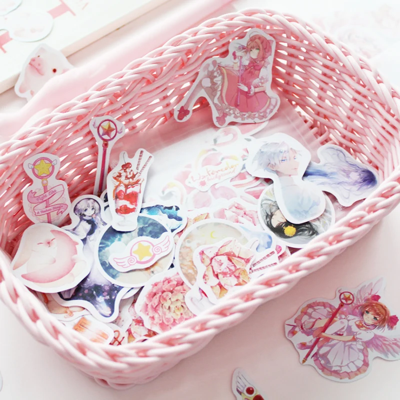 

1 bag pink flamingo animals paper sticker DIY decoration for planner diary album scrapbooking label sticker kawaii stationery