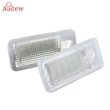 18 LED 6000 К номерной знак свет лампы для Audi A3 S3 A4 S4 B6 B7 A6 S6 A8 q7 Нет Canbus Ошибка