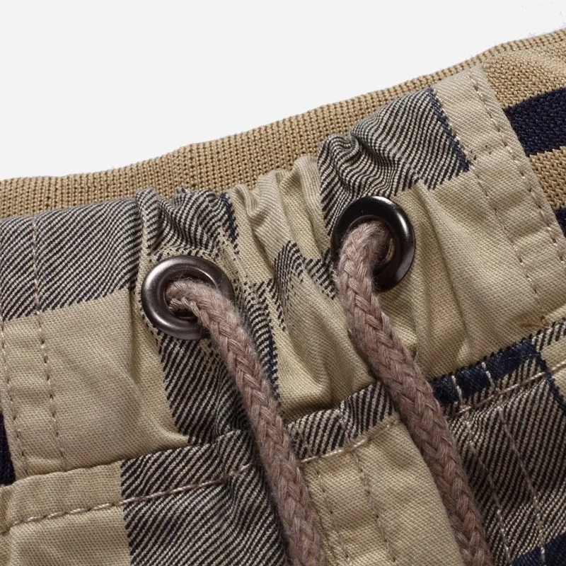 Kaufen Bermuda Männlichen Heißer 2019 Sommer Elastische Taille Herren Plaid Shorts Klassische Design Reithose Baumwolle Casual Strand Kurze Hosen Großen Größe 44